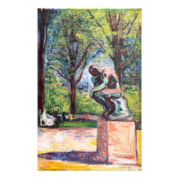 Edvard Munch - Le penseur de Rodin