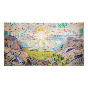Impression Photo Edvard Munch - Le Soleil 1910