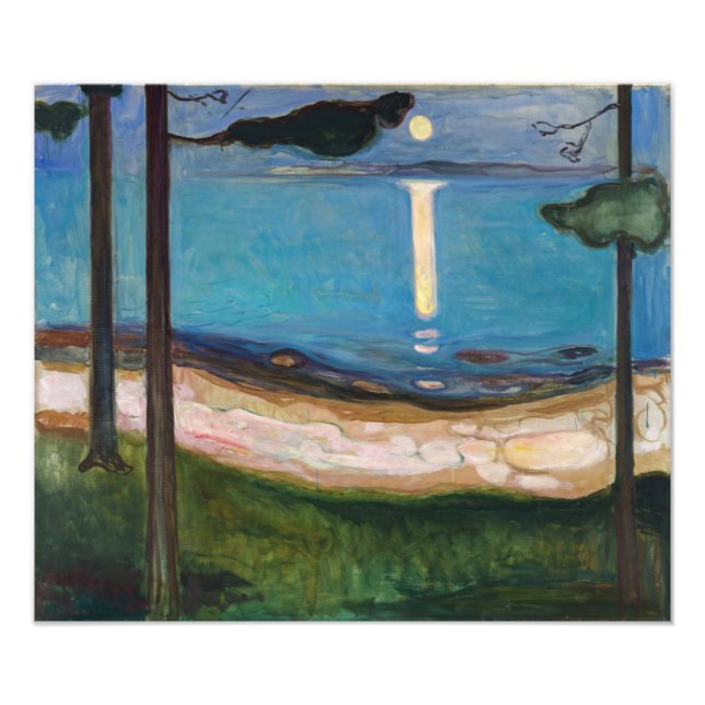 Impression Photo Edvard Munch - Lune (Devant)