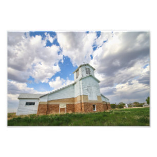 Impression Photo Église abandonnée de Saskatchewan