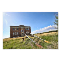 Église abandonnée de Saskatchewan
