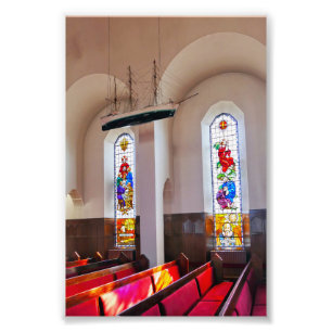 Impression Photo Eglise Akureyri Intérieur, Islande