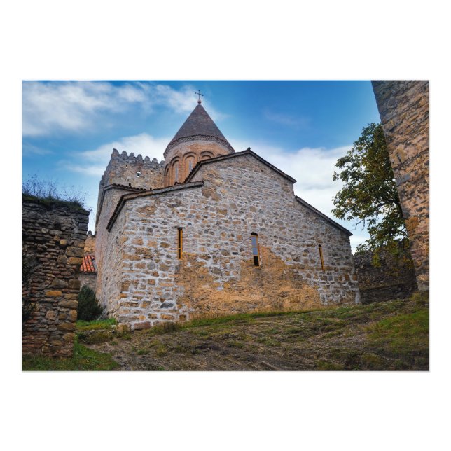 Impression Photo Église d'Ananuri, Géorgie (Devant)