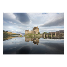 Eilean Donan Castle avec réflexion en Ecosse