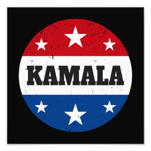 Impression Photo Élection Kamala Harris 2024 V