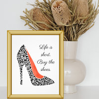 Élégant talon aiguille stiletto féroce aquarelle p