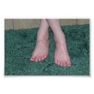 Impression photo en ambre pieds