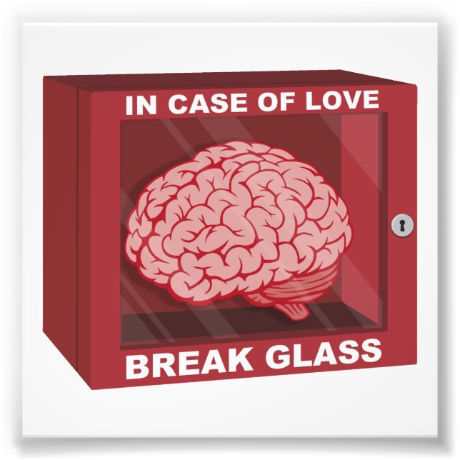 Impression Photo En Coque d'amour, casser le verre et utiliser le c (Devant)