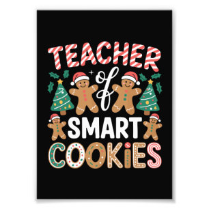 Impression Photo Enseignant De Noël Des Cookies Intelligents