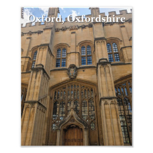 Impression Photo Entrée de la bibliothèque Bodleian, Oxford