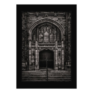 Impression Photo Entrée Knox College No 1 avec frontière