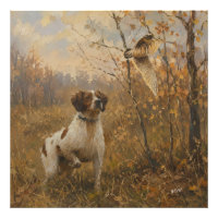 Épagneul Breton – Chasse à la Bécasse Art