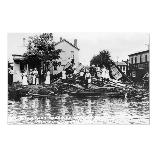 Impression Photo Épave causée par le baleinier des Grands Lacs Atik (Devant)