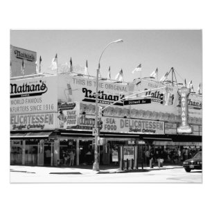 Impression Photo Épreuve photographique célèbre des hot-dogs de