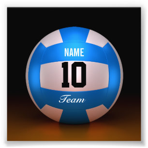 Impression Photo Équipe de Blue Volleyball