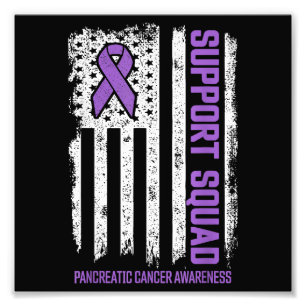 Impression Photo Équipe de soutien du cancer pancréatique Cancer du