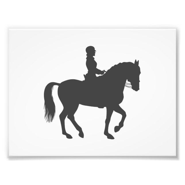 Impression Photo équitation féminine cheval - Choisir la couleur ar (Devant)
