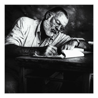 Impression Photo Ernest Hemingway au Kenya