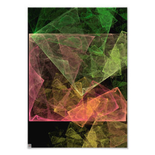 Impression Photo Espace cubique d'art abstrait