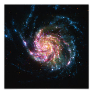 Impression Photo Espace spiral de galaxie de Pinwheel
