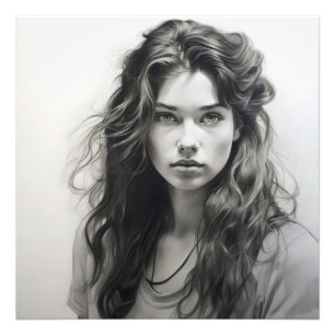 Impression Photo Esquisse fille