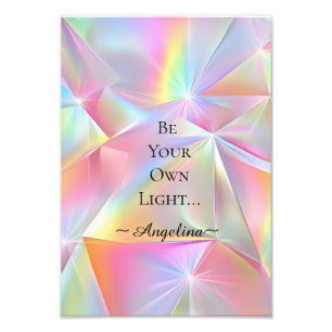 Impression Photo Esthétique holographique