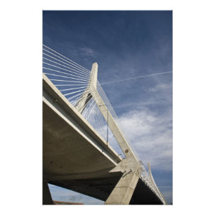 Impression Photo États-Unis, Massachusetts, Boston. Le pont Zakim.