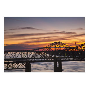 Impression Photo États-Unis, Mississippi, Vicksburg. Autoroute I-2