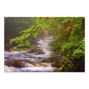 Impression Photo États-Unis, Vermont, East Arlington, Ruisseaux