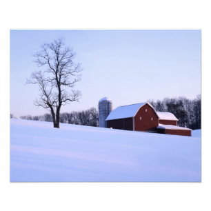 Impression Photo États-Unis, Virginie, vallée de Shenandoah, grange