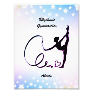Impression Photo Étoiles de ruban pour gymnastique rythmique