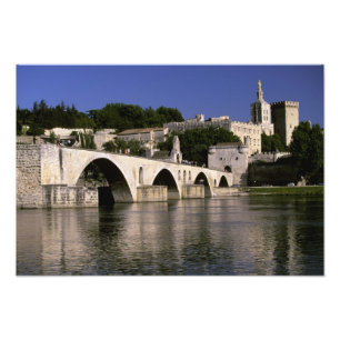 Impression Photo Europe, France, Provence, Avignon. Palais des 2