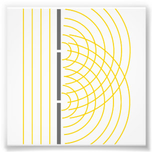 Impression Photo Expérience de science des particules de lumière à