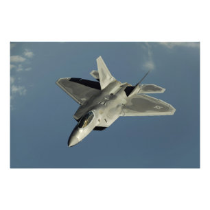 Impression Photo F-22 Raptor Fighter Jet