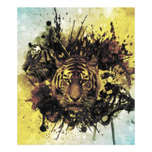 Impression Photo face de lion