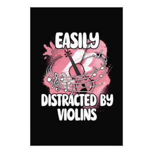 Impression Photo Facilement Distrait Par Les Violons