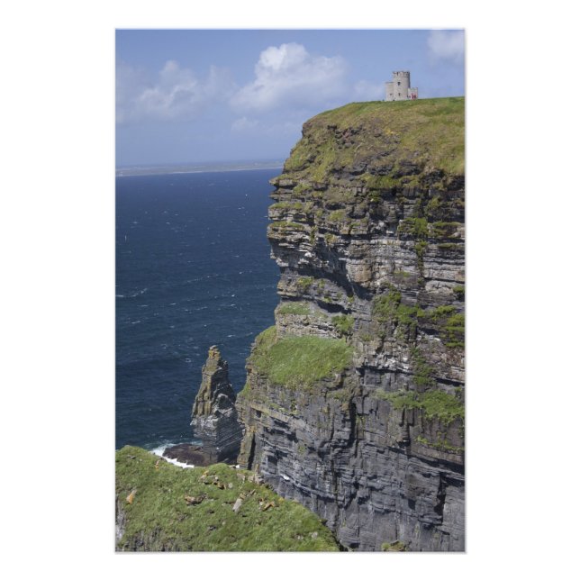 Impression Photo Falaises pittoresques de Moher et tour O'Brien (Devant)