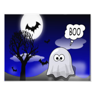 Impression Photo Fantôme de Halloween