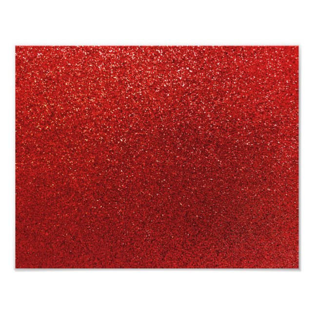 Impression Photo Faux Red Burgundy Parties scintillant Arrière - pl (Devant)