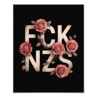 FCK NZS Fleurs Contre la Droite Pas de Nazis Lgbtq