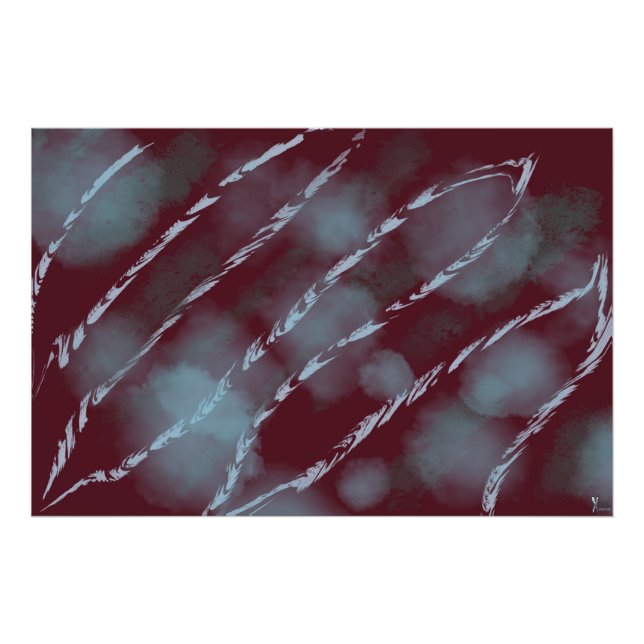 IMPRESSION PHOTO FEATHERED SMOKE  (Devant)