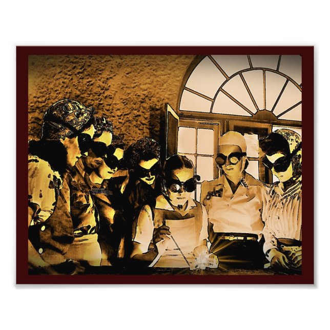 Impression Photo Femme Soldering pendant les 2ÈME GUERRE MONDIALE (Devant)