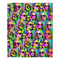 Femmes Abstraites dans les lunettes de soleil Art 
