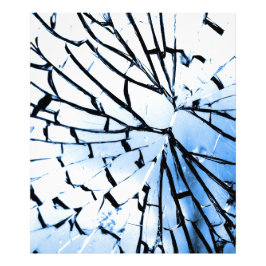 Impression Photo fenêtre cassée