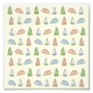 Impression Photo Fer à repasser Lave-linge patten