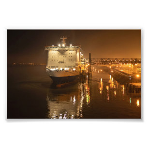 Impression Photo Fierté de Hull Ferry la nuit – Atmosphérique