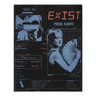Impression Photo Fierté LGBTQ+ Moderne Brutaliste