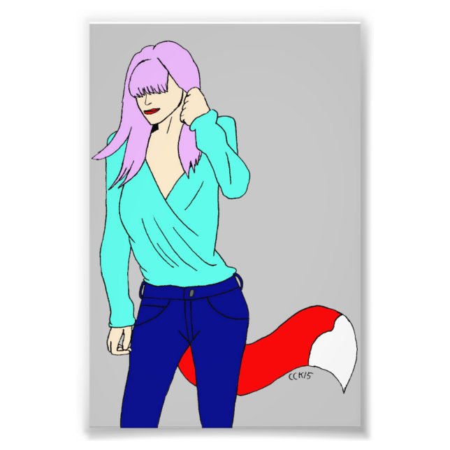 Impression Photo fille foy (Devant)