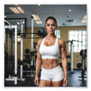 Impression Photo Fitness Latina fille