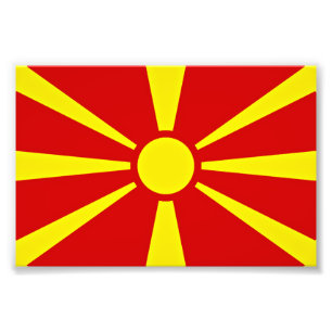 Impression Photo Flag de Macedonia